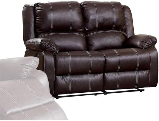 Brown Recliner Loveseat Modern Living Room Furniture